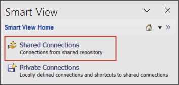 Select Shared Connection